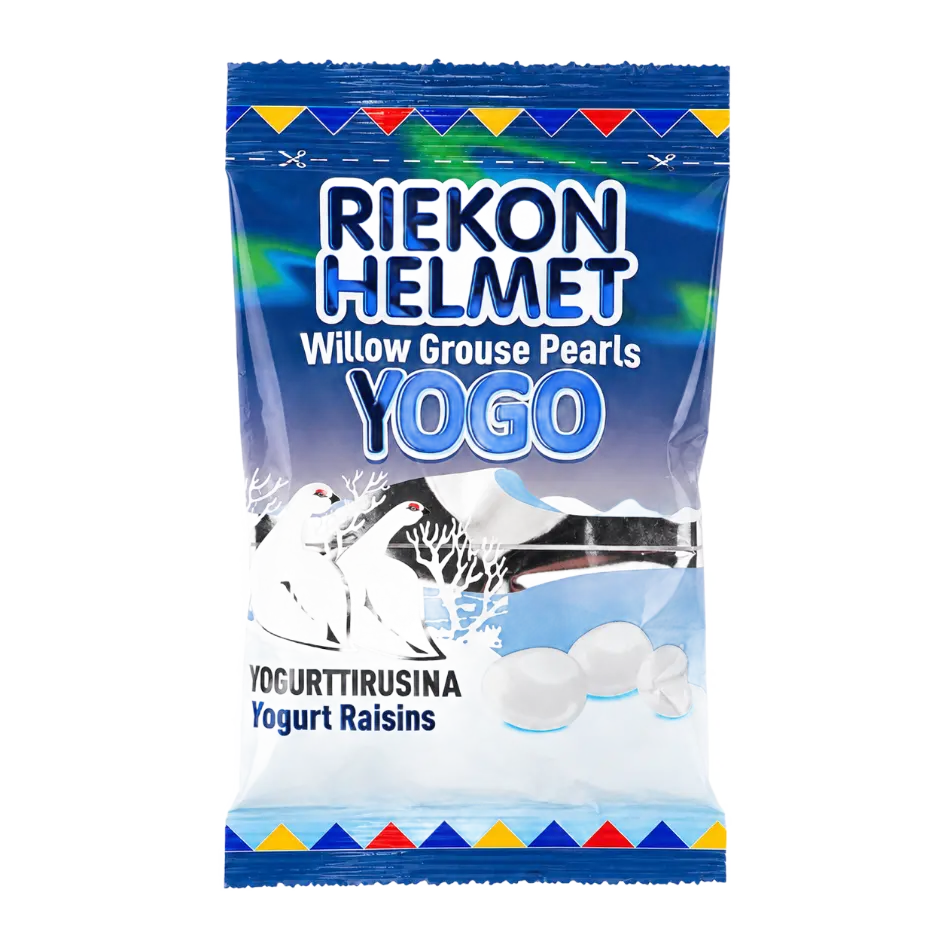 Willow Grouse Pearls yogurt raisins – Riekon Helmet Yogo candy bag