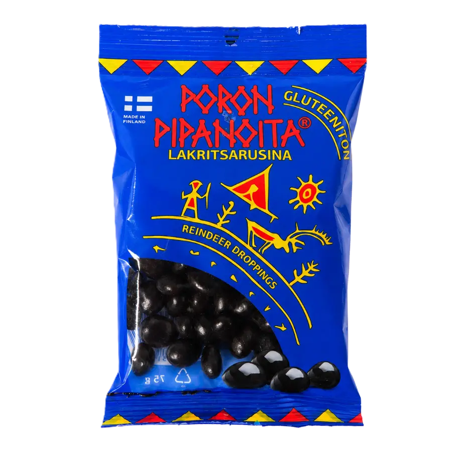 Reindeer Droppings raisin candy bag